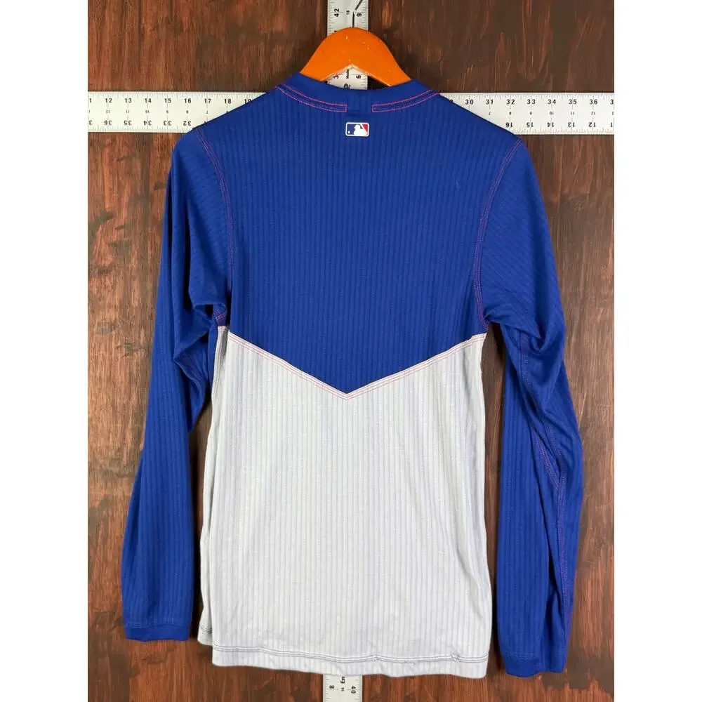 Nike Engineered Texas Rangers MLB Thermalite Raglan Long Sleeve Shirt Mens Small